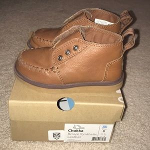 Toms Brown Synthetic Leather Chukka